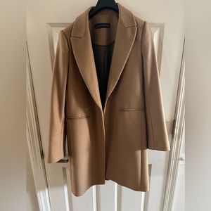 Zara fitted menswear wool coat szS